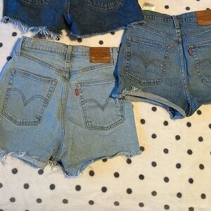 Levi’s ribcage shorts + ribcage jeans bundle